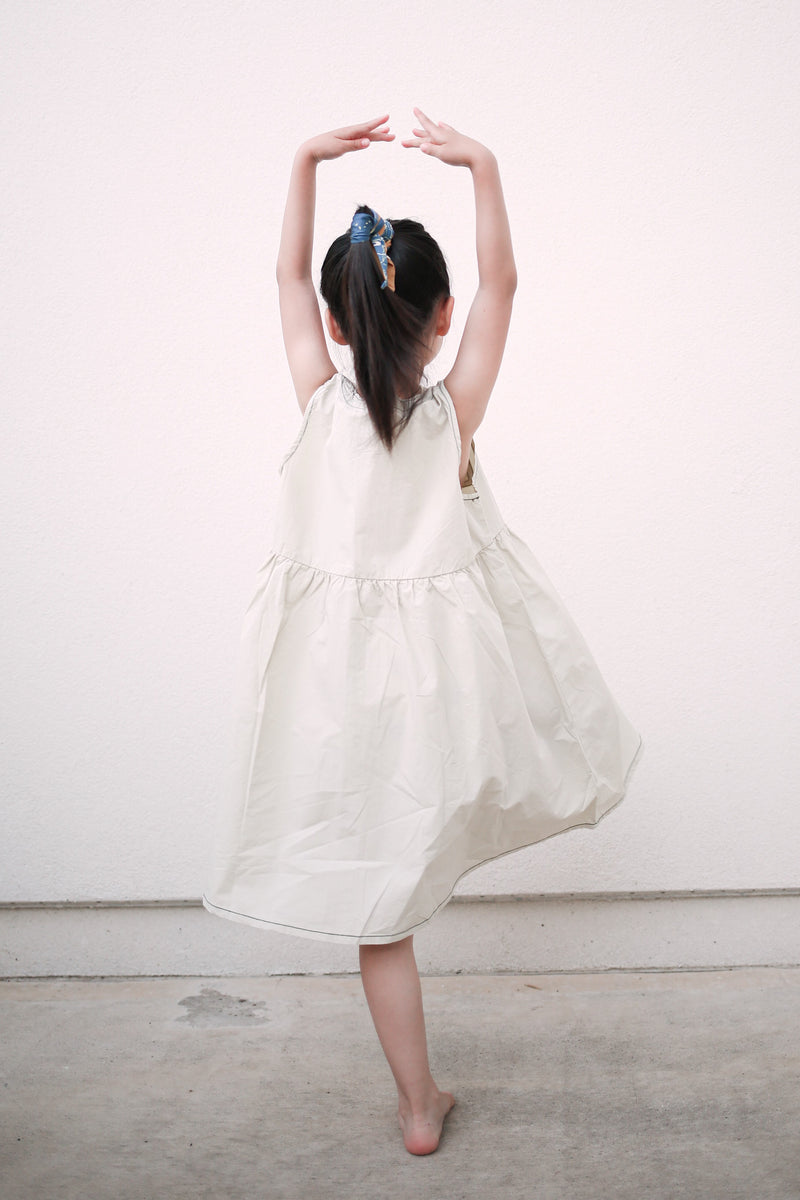 Kenna Off-White Safari Dress