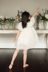 Aurora White Frill Dress