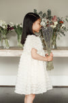Aurora White Frill Dress
