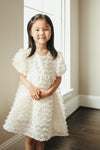 Aurora White Frill Dress