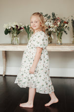 Flora Rose Embroidered Dress