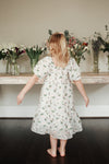Flora Rose Embroidered Dress