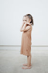 Lara Café-au-lait Basic Dress