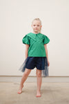 Sylvie Shamrock Green Blouse