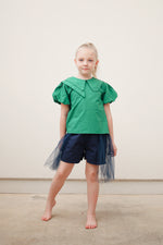 Sylvie Shamrock Green Blouse