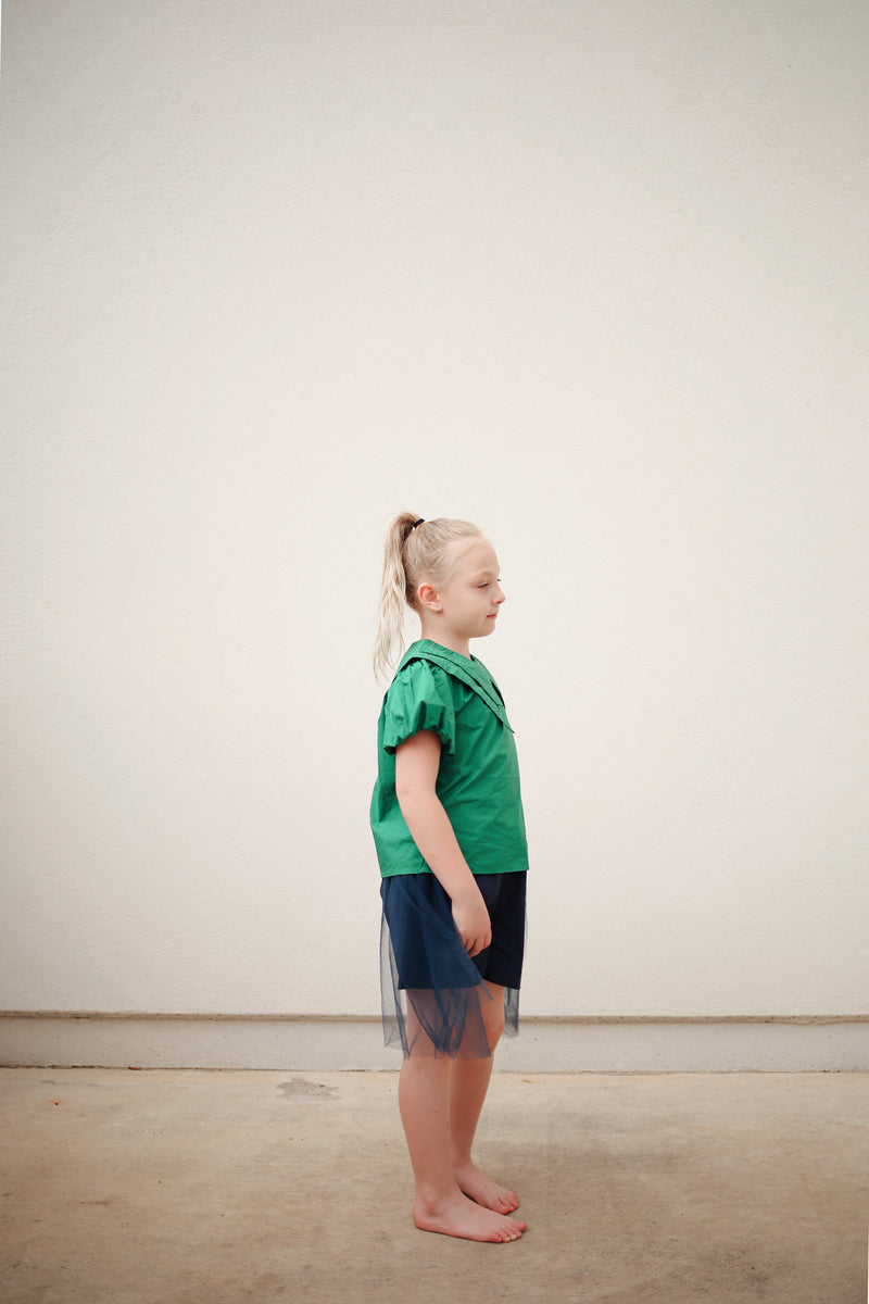 Sylvie Shamrock Green Blouse