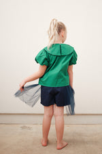 Sylvie Shamrock Green Blouse