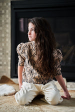 Katye Taupe Wool Blend Sweater