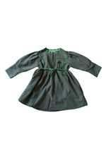 Arra Moss Green Plaid Dress