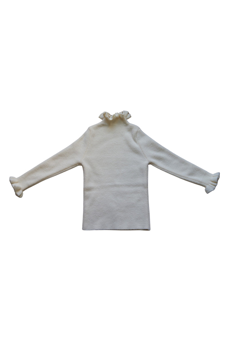 Alice Ivory Wool Blend Sweater