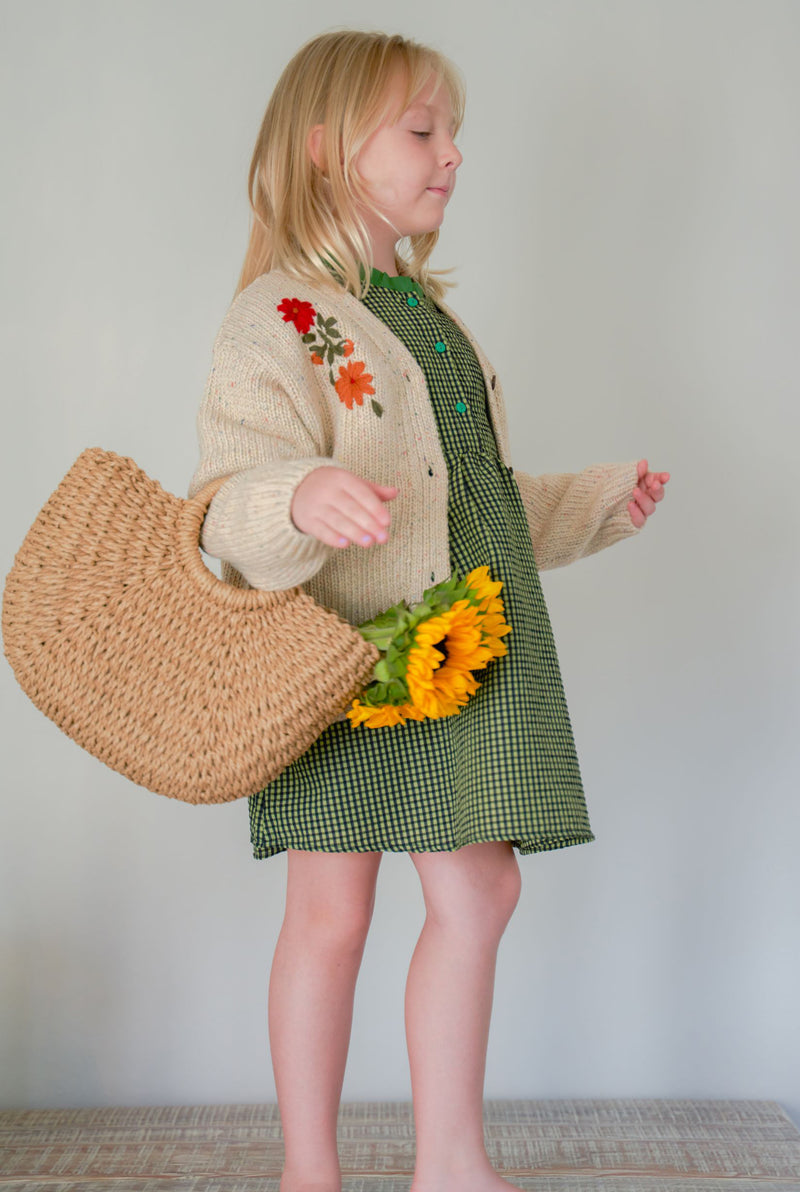 Dahlia Tan Cardigan Sweater