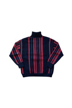 Raita Black and Red Turtleneck Sweater (Unisex)