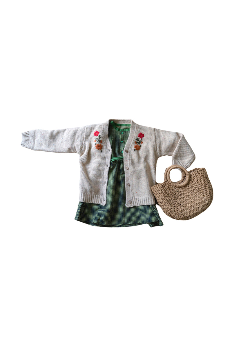 Dahlia Tan Cardigan Sweater