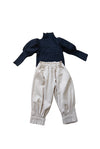 Rina Black Cotton Sweater