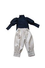 Rina Black Cotton Sweater