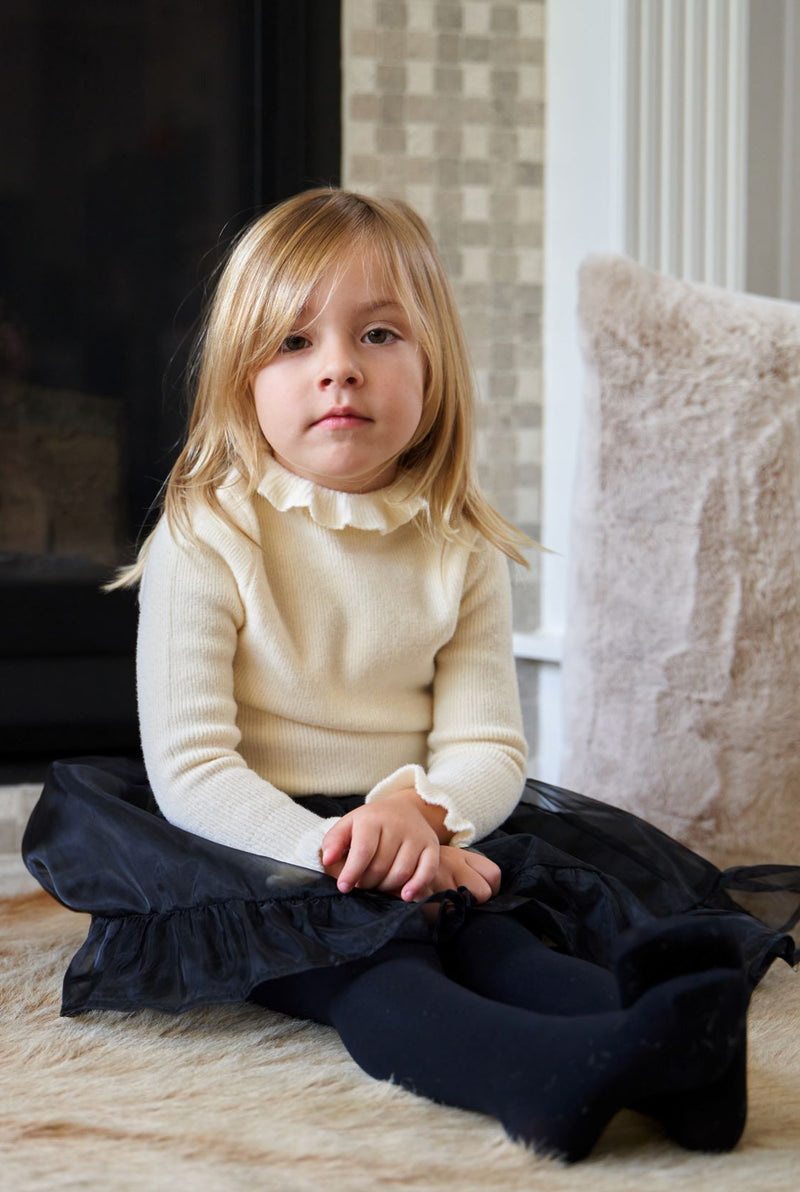 Alice Ivory Wool Blend Sweater
