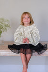 Zouzou Black Organza Skirt