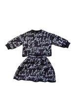 Yume Fleece-lined Sweater and Skirt Set