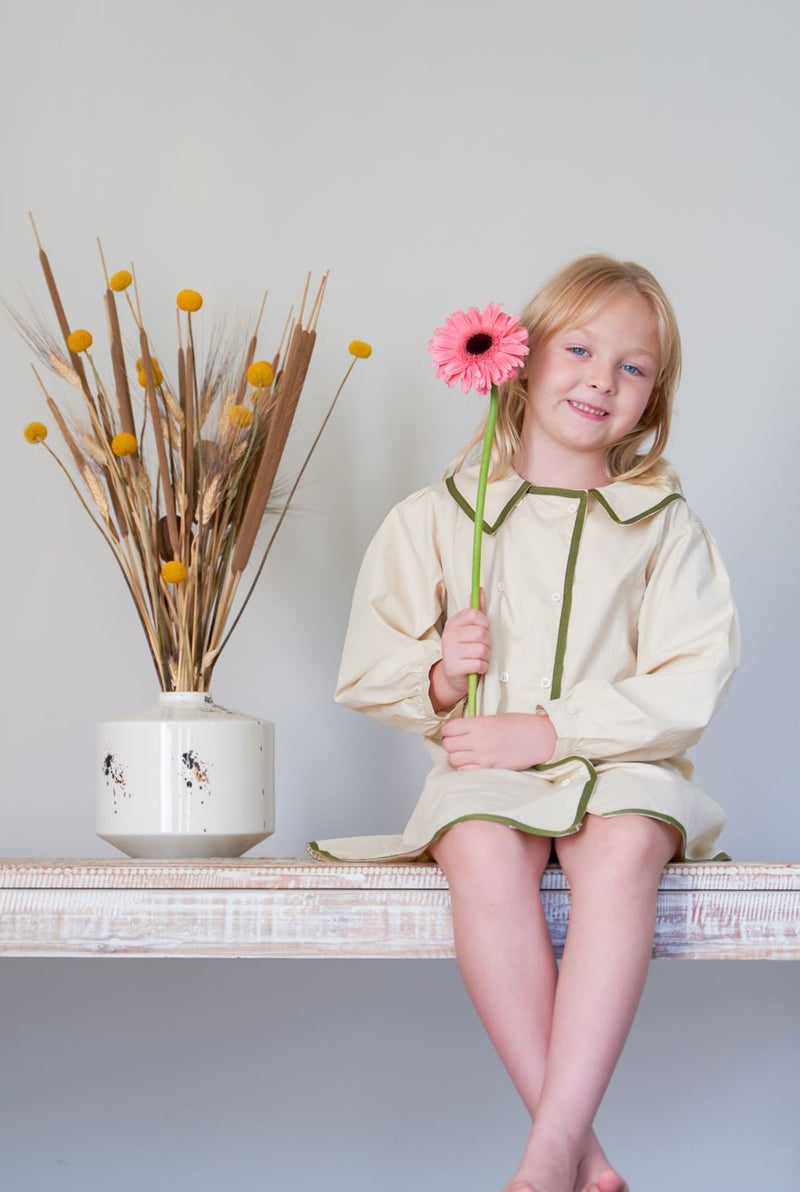 Mila Beige Shirtdress