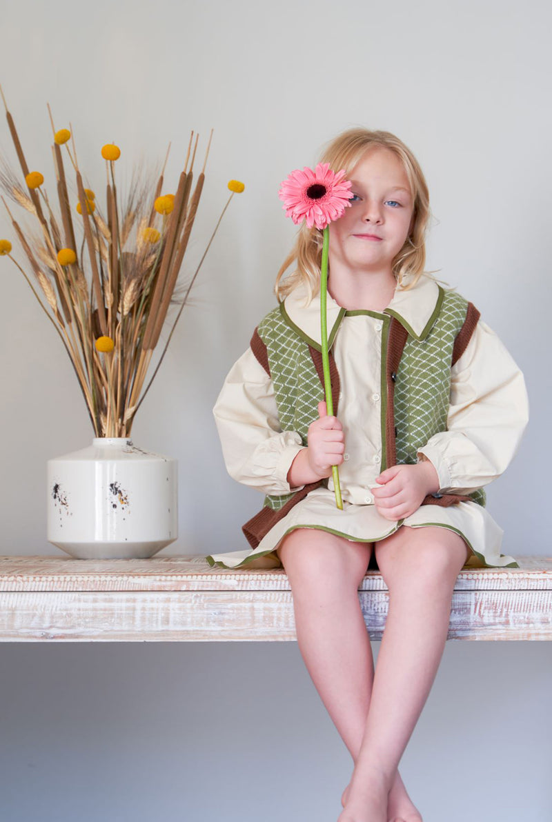 Willow Moss Green Sweater Vest