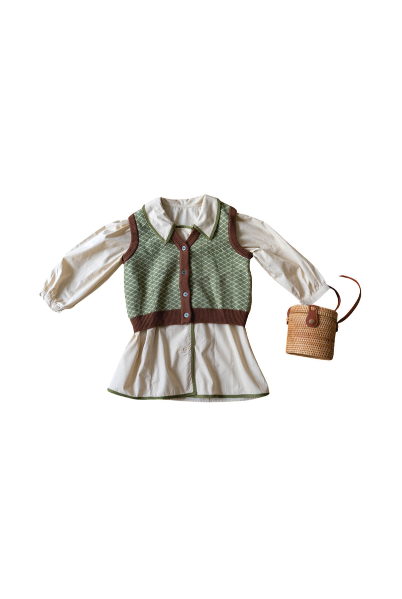 Mila Beige Shirtdress