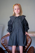 Ottilia Charcoal Gray Shirtdress