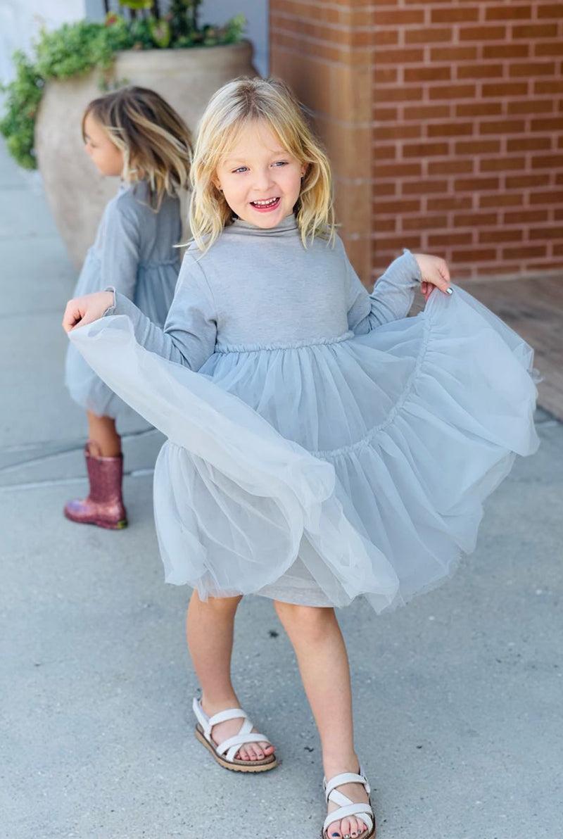 Seraphine Cloud Grey Dress