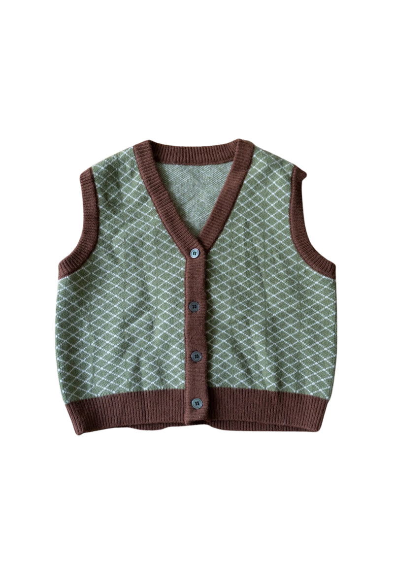 Willow Moss Green Sweater Vest