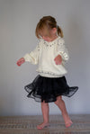 Zouzou Black Organza Skirt