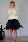 Zouzou Black Organza Skirt
