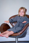 Amelyn Black Plaid Dress