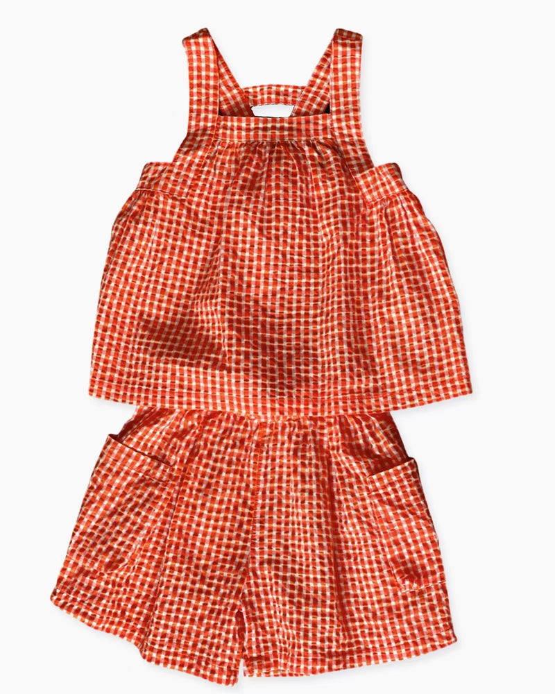 Coralie Textured Gingham Set