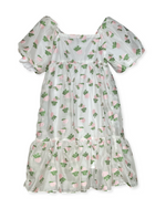 Flora Rose Embroidered Dress