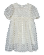 Aurora White Frill Dress